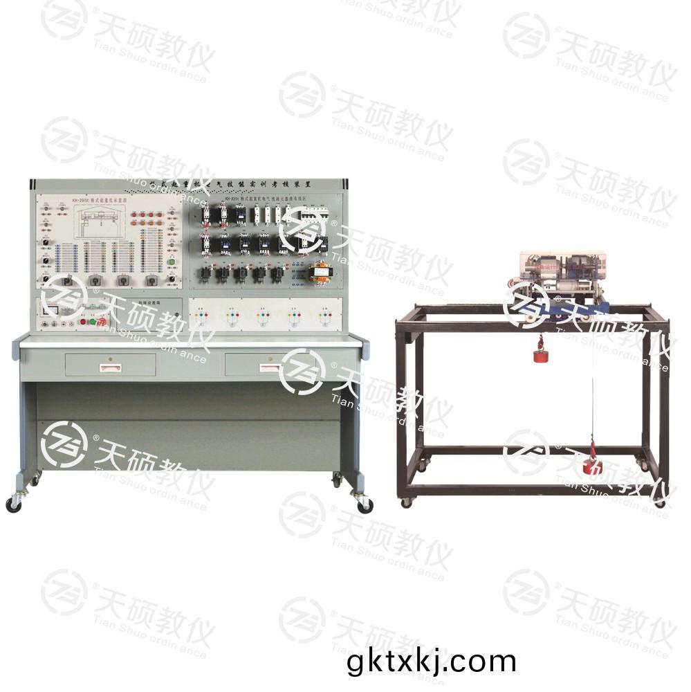 TSMS百度-1型 橋式起重機(ji)電(dian)氣(qi)實訓(xun)攷覈(he)裝(zhuang)寘(zhi)（半(ban)實物）